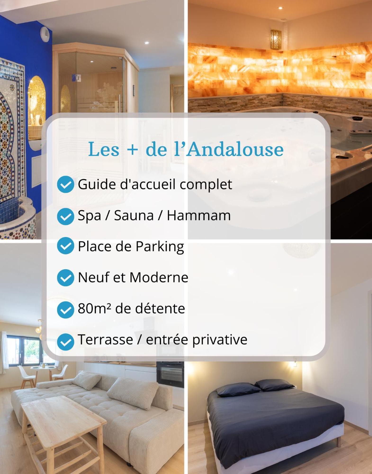 L'Andalouse & Spa Privatif - Strasbourg Mittel Mittelhausbergen Buitenkant foto